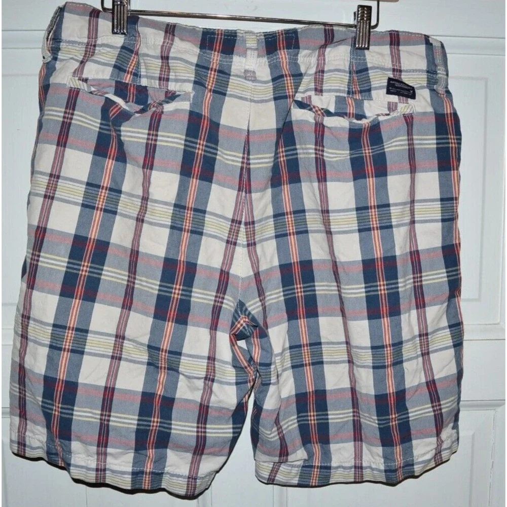 American Eagle Outfitters Shorts Men 34 Classic Plaid Preppy beachy country club